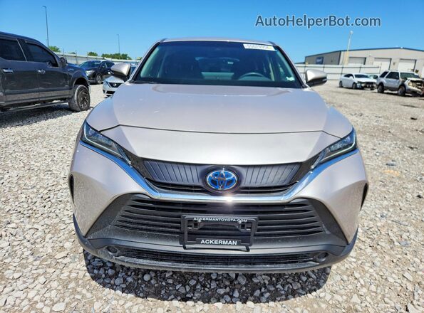 JTEAAAAHXMJ043574 2021 TOYOTA VENZA Silver Front view