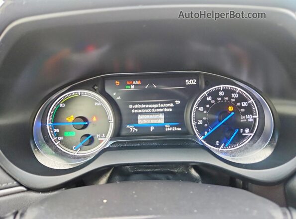JTEAAAAHXMJ044000 2021 TOYOTA VENZA Black Вид щитка приладів