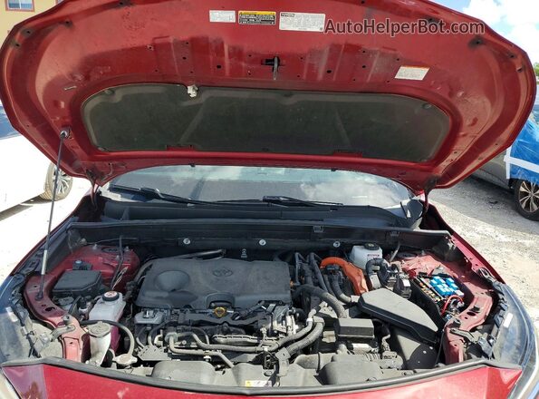 JTEAAAAHXMJ048886 2021 TOYOTA VENZA Red Vista interior trasera
