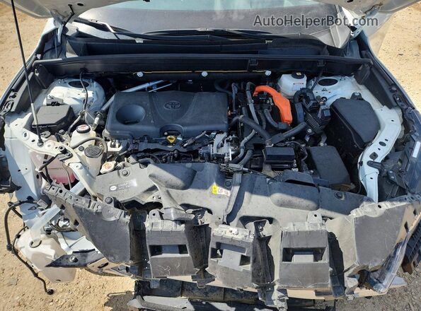 JTEAAAAHXNJ099113 2022 TOYOTA VENZA White ძრავის განყოფილების ხედი