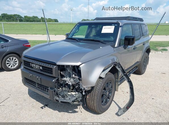JTEABFAJ8R5000722 2024 TOYOTA LAND CRUISER Gray Передня ліва чверть