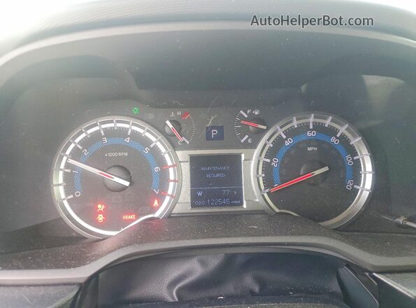 JTEBU5JR0H5409794 2017 TOYOTA 4RUNNER Угольный Вид щитка приборов