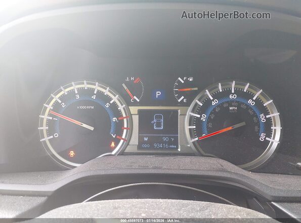 JTEBU5JR0J5571706 2018 TOYOTA 4RUNNER Black Vista de los asientos traseros