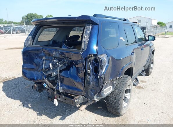 JTEBU5JR1K5629825 2019 TOYOTA 4RUNNER Dark Blue Задня права чверть
