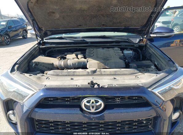 JTEBU5JR1K5629825 2019 TOYOTA 4RUNNER Dark Blue Вид ззаду