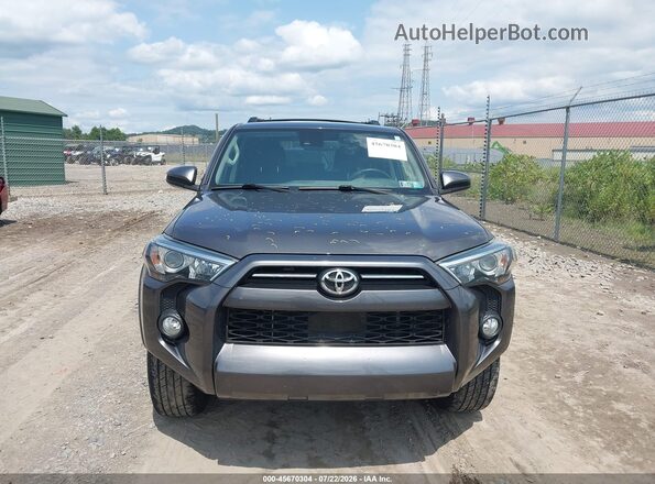 JTEBU5JR1L5772842 2020 TOYOTA 4RUNNER Gray Սալոնի հետևի տեսք