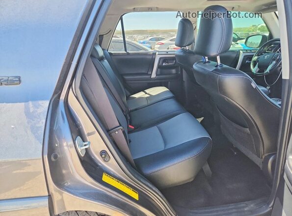 JTEBU5JR2G5359401 2016 TOYOTA 4RUNNER Gray Rear seats view