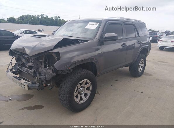 JTEBU5JR2G5365229 2016 TOYOTA 4RUNNER Gray Vista tres cuartos delantera izquierda