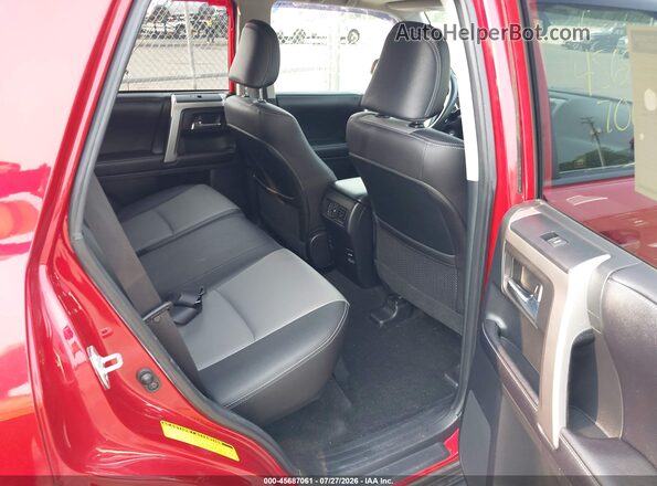 JTEBU5JR2G5389949 2016 TOYOTA 4RUNNER Red VIN კოდის სტიკერის ხედი