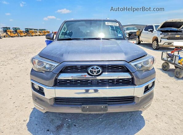JTEBU5JR2H5468412 2017 TOYOTA 4RUNNER Gray Դիմացի տեսք