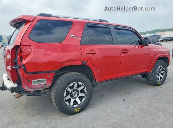 JTEBU5JR2J5581752 2018 TOYOTA 4RUNNER Red Trasero derecho