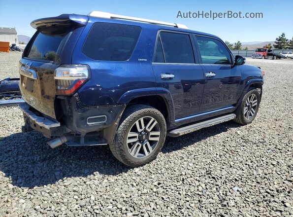 JTEBU5JR4G5348142 2016 TOYOTA 4RUNNER Синий Задняя правая четверть