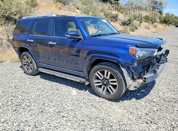 JTEBU5JR4G5348142 2016 TOYOTA 4RUNNER Синий Передняя правая четверть