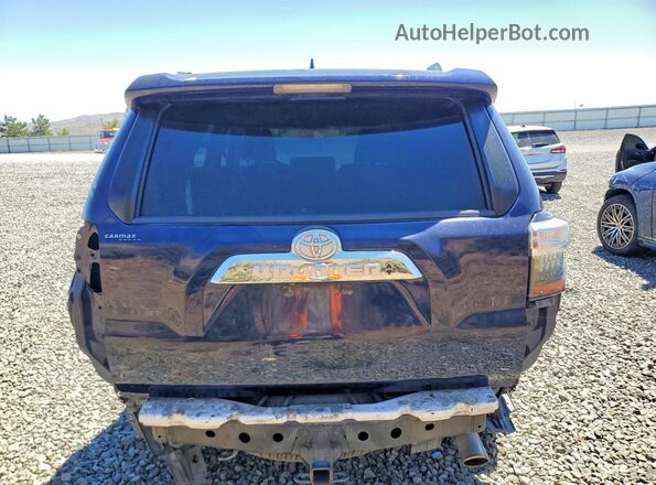 JTEBU5JR4G5348142 2016 TOYOTA 4RUNNER Синий Вид сзади