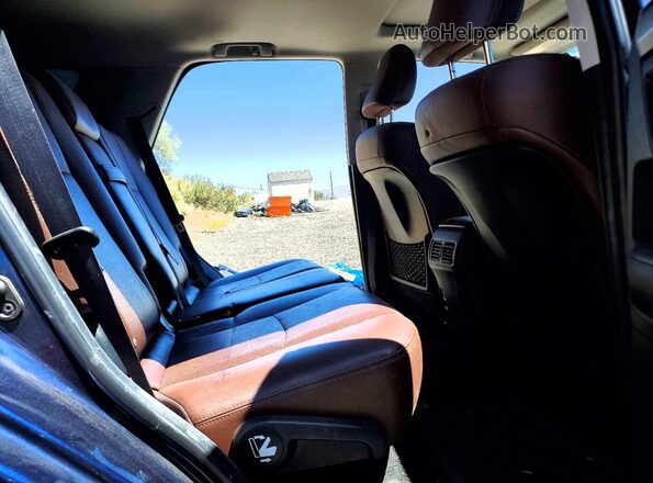 JTEBU5JR4G5348142 2016 TOYOTA 4RUNNER Синий Вид задней части салона