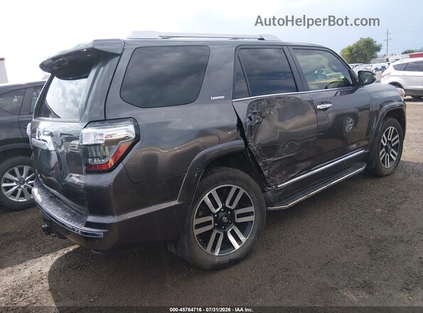 JTEBU5JR4H5468895 2017 TOYOTA 4RUNNER Gray Trasero derecho