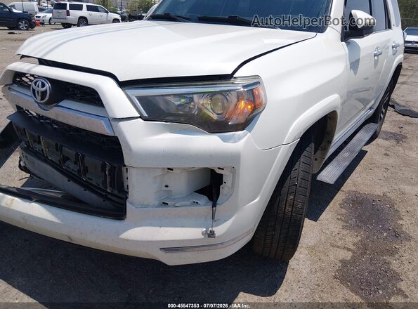 JTEBU5JR4J5540118 2018 TOYOTA 4RUNNER Белый Вид спереди