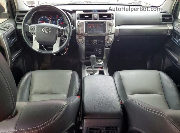 JTEBU5JR5G5319071 2016 TOYOTA 4RUNNER Red Dashboard view