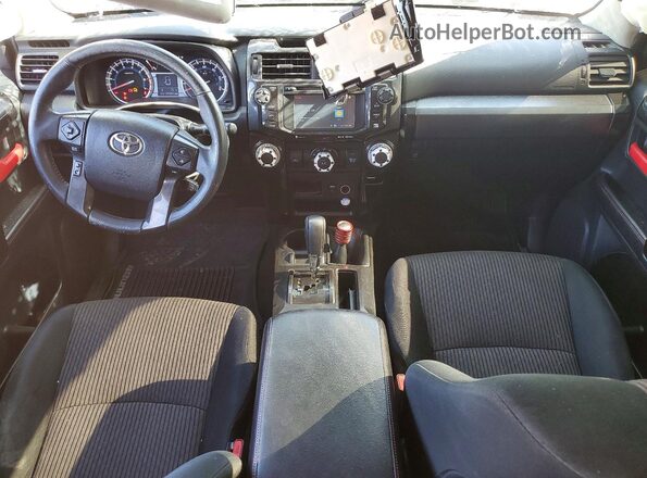 JTEBU5JR5G5387290 2016 TOYOTA 4RUNNER Silver Առջևի վահանակի տեսք