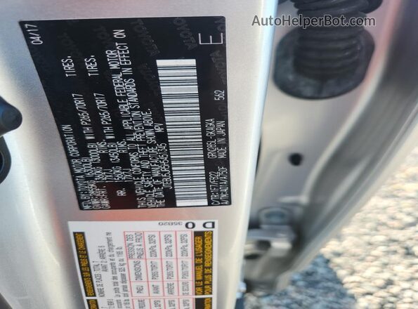 JTEBU5JR5H5451345 2017 TOYOTA 4RUNNER Silver Vista del compartimento del motor