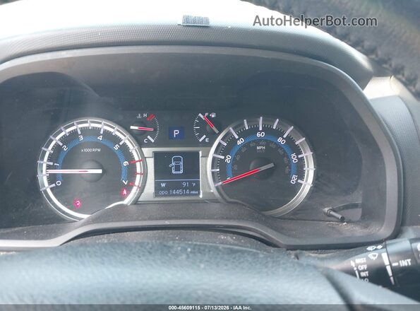 JTEBU5JR5J5508911 2018 TOYOTA 4RUNNER Red უკანა სავარძლების ხედი