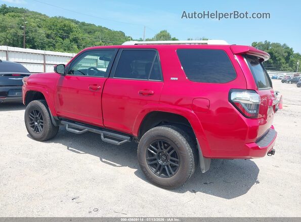 JTEBU5JR5J5508911 2018 TOYOTA 4RUNNER Red სალონის 360-გრადუსიანი ხედი