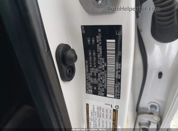 JTEBU5JR5K5680132 2019 TOYOTA 4RUNNER White Widok komory silnika