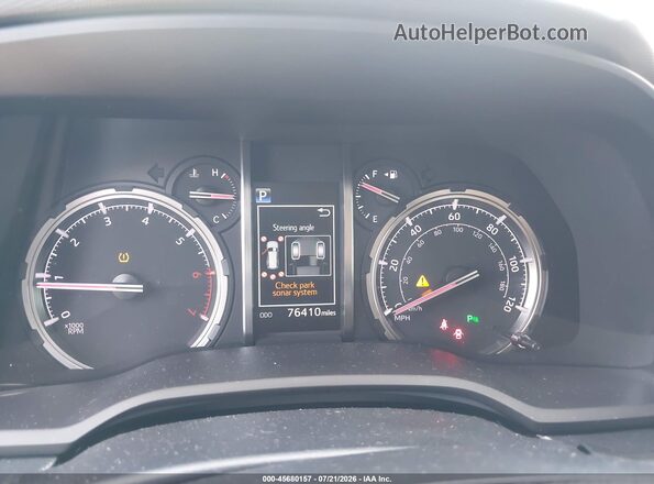 JTEBU5JR5L5817832 2020 TOYOTA 4RUNNER Серый Вид задних сидений