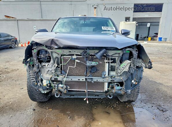 JTEBU5JR6J5556594 2018 TOYOTA 4RUNNER Gray Դիմացի տեսք