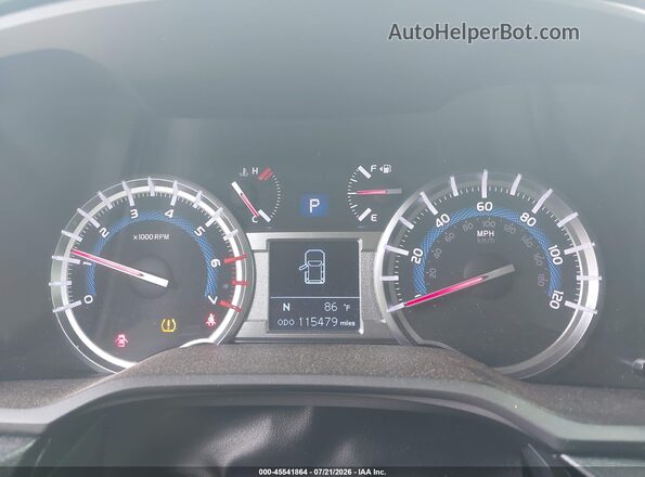 JTEBU5JR6K5678762 2019 TOYOTA 4RUNNER White Հետևի նստատեղերի տեսք