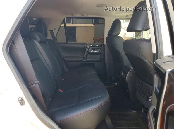 JTEBU5JR6K5688885 2019 TOYOTA 4RUNNER White Widok wnętrza z tyłu