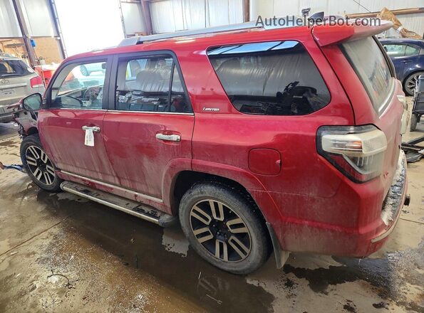 JTEBU5JR7H5458085 2017 TOYOTA 4RUNNER Red Trasero izquierdo