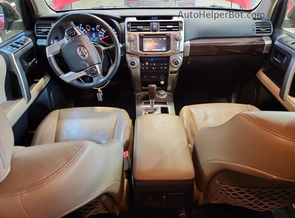 JTEBU5JR7H5458085 2017 TOYOTA 4RUNNER Red Vista del salpicadero