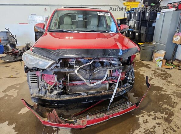 JTEBU5JR7H5458085 2017 TOYOTA 4RUNNER Red Vista frontal