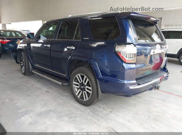 JTEBU5JR7K5647567 2019 TOYOTA 4RUNNER Blue უკანა მარცხენა