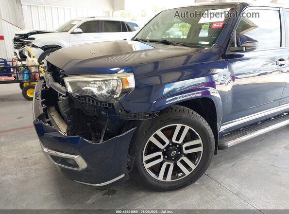 JTEBU5JR7K5647567 2019 TOYOTA 4RUNNER Blue წინა ხედი