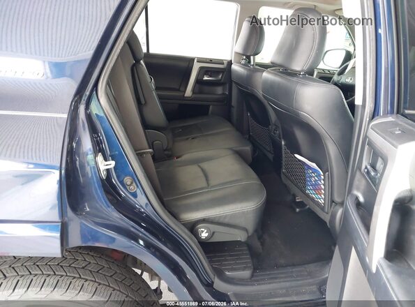 JTEBU5JR7K5647567 2019 TOYOTA 4RUNNER Blue VIN კოდის სტიკერის ხედი