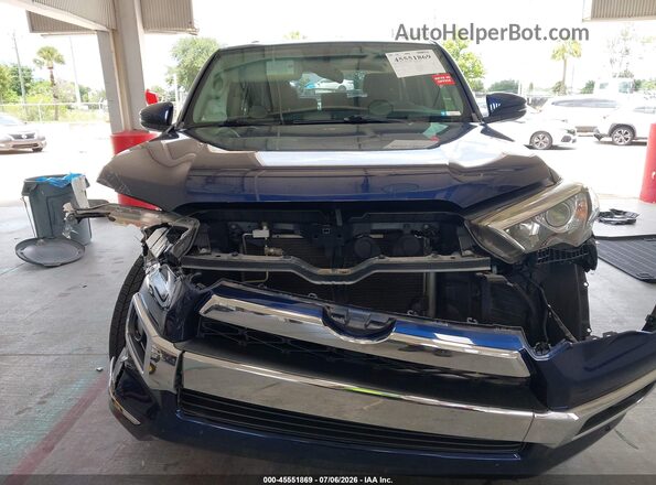 JTEBU5JR7K5647567 2019 TOYOTA 4RUNNER Blue ხელსაწყოთა პანელის ხედი