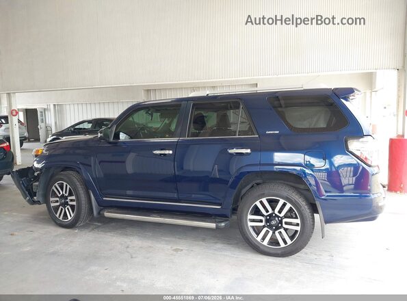 JTEBU5JR7K5647567 2019 TOYOTA 4RUNNER Blue სალონის 360-გრადუსიანი ხედი