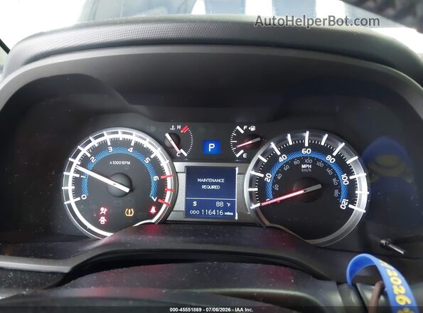 JTEBU5JR7K5647567 2019 TOYOTA 4RUNNER Blue უკანა სავარძლების ხედი