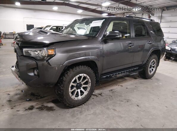 JTEBU5JR7L5777852 2020 TOYOTA 4RUNNER Gray წინა მარცხენა ხედი სამი მეოთხედიდან