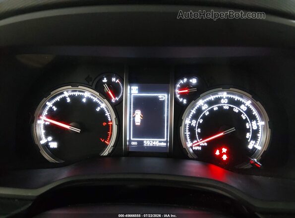 JTEBU5JR7L5777852 2020 TOYOTA 4RUNNER Gray უკანა სავარძლების ხედი