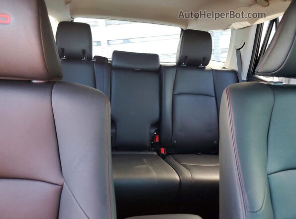 JTEBU5JR7L5834115 2020 TOYOTA 4RUNNER Charcoal Вид задніх сидінь