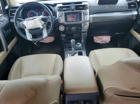 JTEBU5JR8G5396355 2016 TOYOTA 4RUNNER Black წინა პანელის ხედი
