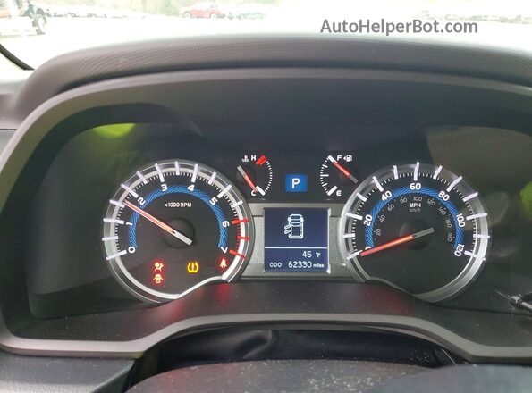 JTEBU5JR8H5409090 2017 TOYOTA 4RUNNER Blue Vista del cuadro de instrumentos