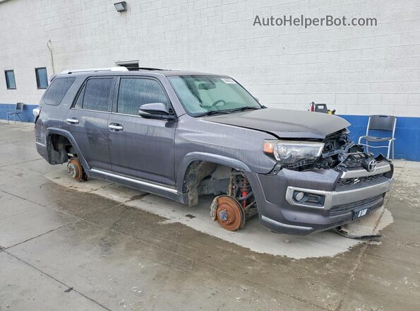 JTEBU5JR8H5435592 2017 TOYOTA 4RUNNER Серый Передняя правая четверть