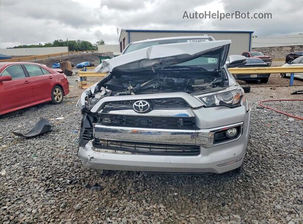 JTEBU5JR8J5598085 2018 TOYOTA 4RUNNER Silver Դիմացի տեսք