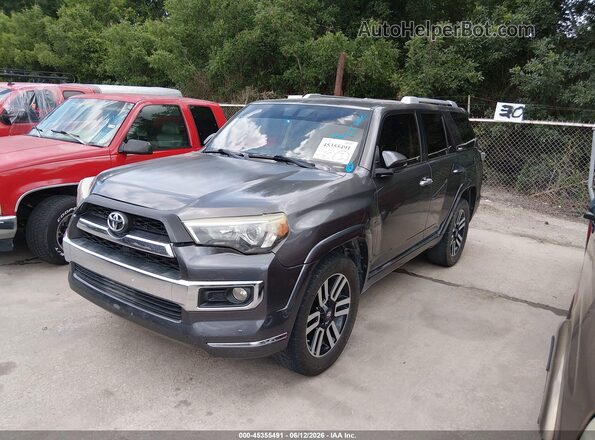 JTEBU5JR9H5409700 2017 TOYOTA 4RUNNER Gray Vista tres cuartos delantera izquierda