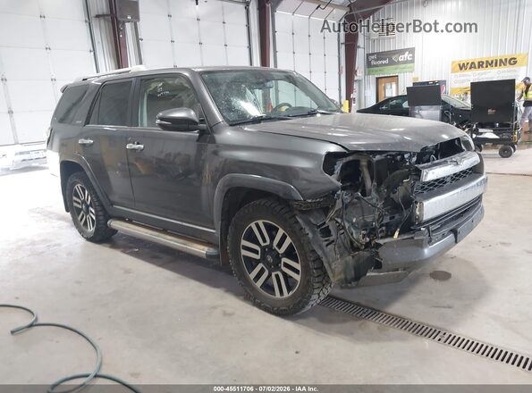 JTEBU5JR9J5512069 2018 TOYOTA 4RUNNER Серый Вид задней части салона