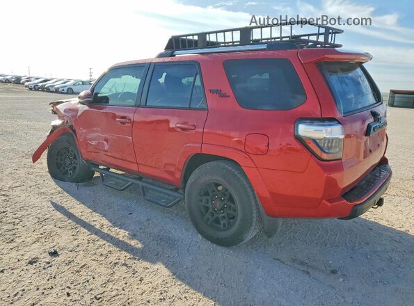 JTEBU5JR9J5555844 2018 TOYOTA 4RUNNER Бордовый Задняя левая четверть